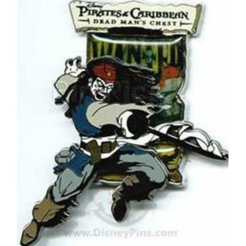Disney Pin Pirates of the Caribbean Dead Man's Chest‎ Jack Sparrow LE 46933 WDW